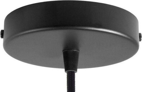 Kit rosone cilindrico in metallo a 1 foro nero Illuminazione/Illuminazione per interni/Lampadari lampade a sospensione e plafoniere/Componenti per lampadari/Rosoni per lampadari Led Mall Home - Napoli, Commerciovirtuoso.it