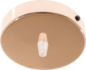 Kit rosone cilindrico in metallo a 1 foro rame Illuminazione/Illuminazione per interni/Lampadari lampade a sospensione e plafoniere/Componenti per lampadari/Rosoni per lampadari Led Mall Home - Napoli, Commerciovirtuoso.it