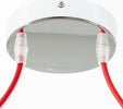 Kit rosone cilindrico in metallo a 2 fori cromo Illuminazione/Illuminazione per interni/Lampadari lampade a sospensione e plafoniere/Componenti per lampadari/Rosoni per lampadari Led Mall Home - Napoli, Commerciovirtuoso.it