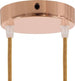 Kit rosone cilindrico in metallo a 2 fori ramato Illuminazione/Illuminazione per interni/Lampadari lampade a sospensione e plafoniere/Componenti per lampadari/Rosoni per lampadari Led Mall Home - Napoli, Commerciovirtuoso.it