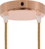 Kit rosone cilindrico in metallo a 2 fori ramato Illuminazione/Illuminazione per interni/Lampadari lampade a sospensione e plafoniere/Componenti per lampadari/Rosoni per lampadari Led Mall Home - Napoli, Commerciovirtuoso.it