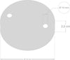 Kit rosone cilindrico in metallo a 2 fori ramato Illuminazione/Illuminazione per interni/Lampadari lampade a sospensione e plafoniere/Componenti per lampadari/Rosoni per lampadari Led Mall Home - Napoli, Commerciovirtuoso.it