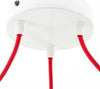 Kit rosone cilindrico in metallo a 3 fori bianco Illuminazione/Illuminazione per interni/Lampadari lampade a sospensione e plafoniere/Componenti per lampadari/Rosoni per lampadari Led Mall Home - Napoli, Commerciovirtuoso.it