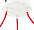 Kit rosone cilindrico in metallo a 3 fori bianco Illuminazione/Illuminazione per interni/Lampadari lampade a sospensione e plafoniere/Componenti per lampadari/Rosoni per lampadari Led Mall Home - Napoli, Commerciovirtuoso.it