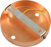 Kit rosone cilindrico in metallo a 3 fori ramato Illuminazione/Illuminazione per interni/Lampadari lampade a sospensione e plafoniere/Componenti per lampadari/Rosoni per lampadari Led Mall Home - Napoli, Commerciovirtuoso.it