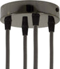 Kit rosone cilindrico in metallo a 4 fori nero perla Illuminazione/Illuminazione per interni/Lampadari lampade a sospensione e plafoniere/Componenti per lampadari/Rosoni per lampadari Led Mall Home - Napoli, Commerciovirtuoso.it