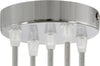 Kit rosone cilindrico in metallo a 5 fori cromo Illuminazione/Illuminazione per interni/Lampadari lampade a sospensione e plafoniere/Componenti per lampadari/Rosoni per lampadari Led Mall Home - Napoli, Commerciovirtuoso.it
