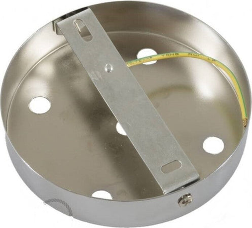 Kit rosone cilindrico in metallo a 5 fori cromo Illuminazione/Illuminazione per interni/Lampadari lampade a sospensione e plafoniere/Componenti per lampadari/Rosoni per lampadari Led Mall Home - Napoli, Commerciovirtuoso.it