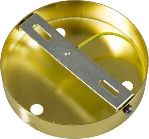 Kit rosone cilindrico in metallo a 5 fori oro Illuminazione/Illuminazione per interni/Lampadari lampade a sospensione e plafoniere/Componenti per lampadari/Rosoni per lampadari Led Mall Home - Napoli, Commerciovirtuoso.it