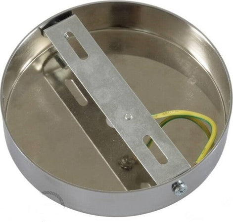 Kit rosone cilindrico in metallo a 7 fori cromo Illuminazione/Illuminazione per interni/Lampadari lampade a sospensione e plafoniere/Componenti per lampadari/Rosoni per lampadari Led Mall Home - Napoli, Commerciovirtuoso.it