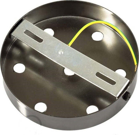 Kit rosone cilindrico in metallo a 7 fori nero perla Illuminazione/Illuminazione per interni/Lampadari lampade a sospensione e plafoniere/Componenti per lampadari/Rosoni per lampadari Led Mall Home - Napoli, Commerciovirtuoso.it