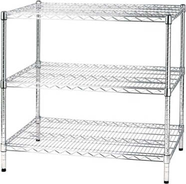 Kit scaffale Archimede - 3 ripiani - acciaio cromato - 60x90x90 cm - Serena Group Fai da te/Organizzazione casa e magazzini/Scaffalature Eurocartuccia - Pavullo, Commerciovirtuoso.it