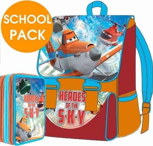 KIT SCUOLA SCHOOL PACK ZAINO ESTENSIBILE + ASTUCCIO 3 ZIP DISNEY PLANES Cancelleria e prodotti per ufficio/Scuola e materiale didattico/Materiale scolastico/Cartelle e zaini per la scuola/Zainetti per bambini Trade Shop italia - Napoli, Commerciovirtuoso.it