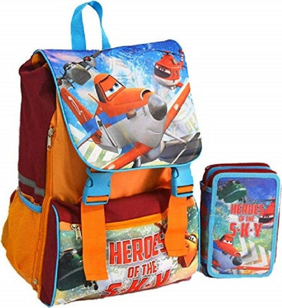 KIT SCUOLA SCHOOL PACK ZAINO ESTENSIBILE + ASTUCCIO 3 ZIP DISNEY PLANES Cancelleria e prodotti per ufficio/Scuola e materiale didattico/Materiale scolastico/Cartelle e zaini per la scuola/Zainetti per bambini Trade Shop italia - Napoli, Commerciovirtuoso.it