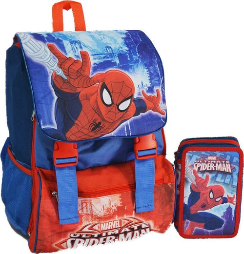 KIT SCUOLA SCHOOL PACK ZAINO ESTENSIBILE + ASTUCCIO 3 ZIP MARVEL SPIDERMAN Cancelleria e prodotti per ufficio/Scuola e materiale didattico/Materiale scolastico/Cartelle e zaini per la scuola/Zainetti per bambini Trade Shop italia - Napoli, Commerciovirtuoso.it