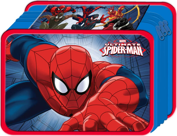 KIT SCUOLA SCHOOL PACK ZAINO ESTENSIBILE + ASTUCCIO 3 ZIP MARVEL SPIDERMAN Cancelleria e prodotti per ufficio/Scuola e materiale didattico/Materiale scolastico/Cartelle e zaini per la scuola/Zainetti per bambini Trade Shop italia - Napoli, Commerciovirtuoso.it