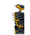 Kit Serie 18 Chiavi A Brugola Esagonali Con Testa Sferica Torx Cromo Vanadio