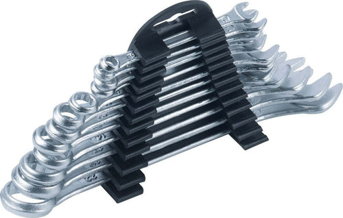 KIT SET 12 CHIAVI FORCHETTA A STELLA COMBINATE IN ACCIAIO CON SUPPORTO PARETE Fai da te/Utensili elettrici e a mano/Utensili a mano/Chiavi e chiavi inglesi/Chiavi combinate Trade Shop italia - Napoli, Commerciovirtuoso.it