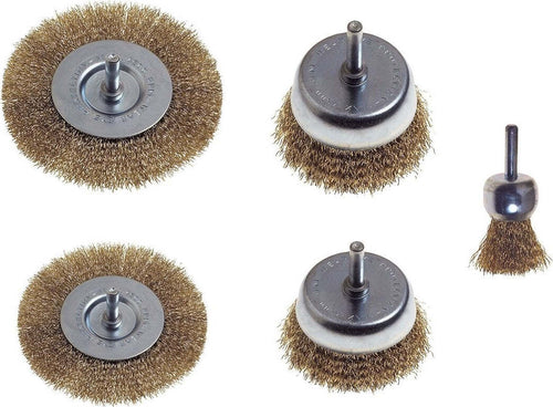 KIT SET 5 PEZZI SPAZZOLE IN ACCIAIO PER TRAPANO RIMOZIONE RUGGINE SVERNICIATURA Fai da te/Utensili elettrici e a mano/Utensili a mano/Spazzole metalliche Trade Shop italia - Napoli, Commerciovirtuoso.it