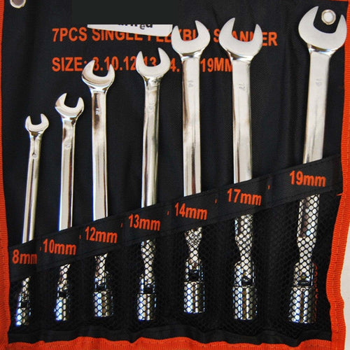 KIT SET 7 CHIAVI COMBINATE POLIGONALI SNODATE A BUSSOLA PIEGHEVOLE IN ACCIAIO Fai da te/Utensili elettrici e a mano/Utensili a mano/Chiavi e chiavi inglesi/Chiavi combinate Trade Shop italia - Napoli, Commerciovirtuoso.it