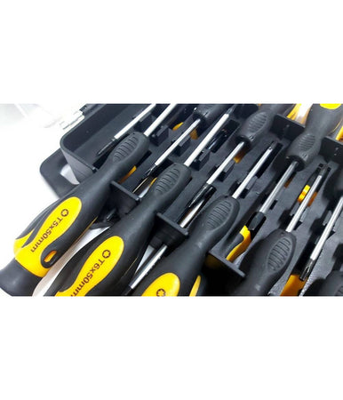 Kit Set Da 44 Pezzi Cacciaviti Torx Esagonali Punte Inserti Bussola