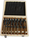 KIT SET DA 8 PUNTE PER TRAPANO PER FORARE FERRO FRESE FRESA COFANETTO IN LEGNO Fai da te/Utensili elettrici e a mano/Accessori per utensili elettrici/Set punte per trapani Trade Shop italia - Napoli, Commerciovirtuoso.it