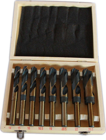 KIT SET DA 8 PUNTE PER TRAPANO PER FORARE FERRO FRESE FRESA COFANETTO IN LEGNO Fai da te/Utensili elettrici e a mano/Accessori per utensili elettrici/Set punte per trapani Trade Shop italia - Napoli, Commerciovirtuoso.it