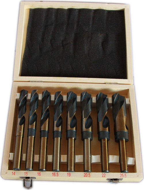 KIT SET DA 8 PUNTE PER TRAPANO PER FORARE FERRO FRESE FRESA COFANETTO IN LEGNO Fai da te/Utensili elettrici e a mano/Accessori per utensili elettrici/Set punte per trapani Trade Shop italia - Napoli, Commerciovirtuoso.it