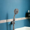 Kit set doccia multigetto idromassaggio con supporto in ottone