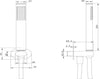 Kit Set Doccia Ottone Cromato Completo di Supporto Presa Acqua Con Flessibile E Doccetta Ovale Fai da te/Attrezzature per cucine e bagni/Attrezzature per bagni/Docce e componenti doccia/Sistemi saliscendi per vasche da bagno e docce Ogomondo - Martina Franca, Commerciovirtuoso.it