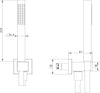 Kit Set Doccia Ottone Cromato Completo di Supporto Presa Acqua Con Flessibile E Doccetta Quadro Fai da te/Attrezzature per cucine e bagni/Attrezzature per bagni/Docce e componenti doccia/Sistemi saliscendi per vasche da bagno e docce Ogomondo - Martina Franca, Commerciovirtuoso.it