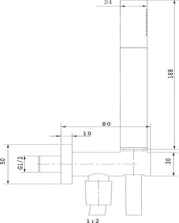 Kit Set Doccia Ottone Cromato Completo di Supporto Presa Acqua Con Flessibile E Doccetta Tondo Fai da te/Attrezzature per cucine e bagni/Attrezzature per bagni/Docce e componenti doccia/Filtri supporti e soffioni doccia/Docce fisse Ogomondo - Martina Franca, Commerciovirtuoso.it