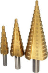 Kit Set Fresa A Gradini Scalini Conica Hss 4-32 4-20 4-12 Mm Allargafori Punta Fai da te/Utensili elettrici e a mano/Accessori per utensili elettrici/Accessori per la fresatura/Frese a candela/Frese coniche Trade Shop italia - Napoli, Commerciovirtuoso.it