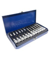 Kit Set Inserti Chiavi 19 Pezzi Bussole Chiavi Torx Maschi 1/4 1/2 In Valigia