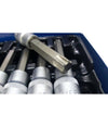Kit Set Inserti Chiavi 19 Pezzi Bussole Chiavi Torx Maschi 1/4 1/2 In Valigia