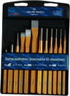 Kit-Set-Scalpelli-Cacciaspine-Cacciachiodi-Punzoni-12-Pz-Pezzi-Caccia-Chiodi