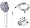 Kit-Soffione-Doccetta-25cm-Multigetto-Doccia-Bagno-Con-Staffa-Tubo-1,5-Mt-55275