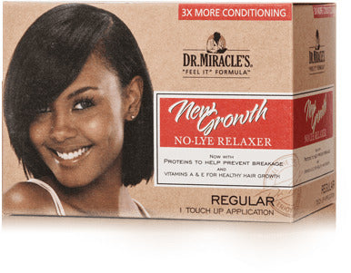 DR MIRACLE’S NO-LYE RELAXER KIT 1 TOUCH UP REGULAR STIRAGGIO PER CAPELLI