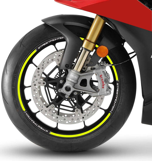 KIT-STRISCE-ADESIVE-COMPATIBILI-CERCHI-17-MOTO-DUCATI-STREETFIGHTER-GIALLO-FLUO