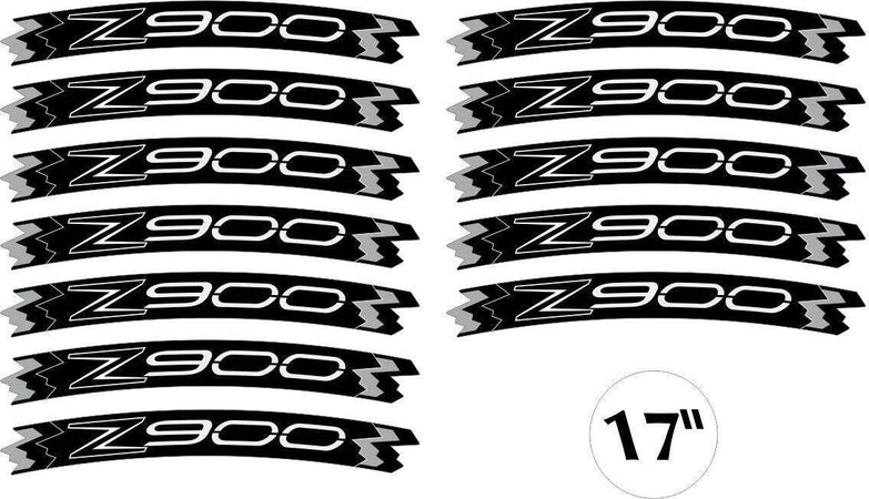 KIT-STRISCE-ADESIVE-compatibili-per-CERCHI-17-MOTO-KAWASAKI-Z900--GIALLO-FLUO