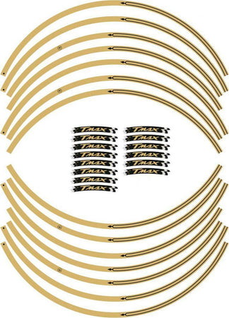 Kit-Strisce-Adesive-Per-Cerchi-Compatibili-Per-Yamaha-Scooter-Tmax-2008-2023-Oro