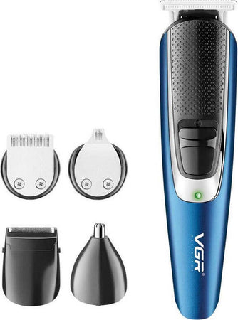 Kit-Tagliacapelli-Barba-Professionale-Ricaricabile-Elettrico-Senza-Fili-Vgr-V172