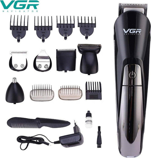 Kit Tagliacapelli Professionale Elettrico Barba Ricaricabile Cordless Vgr V-012 Salute e cura della persona/Rasatura epilazione e rimozione peli/Regolabarba tagliacapelli e rasoi per il corpo/Tagliacapelli Trade Shop italia - Napoli, Commerciovirtuoso.it