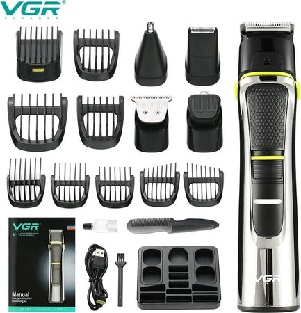 Kit Tagliacapelli Professionale Multifunzione Barba Orecchie Impermeabile V-100 Salute e Bellezza > Depilazione e rasatura > Rasoi e Tagliacapelli Trade Shop italia - Napoli, Commerciovirtuoso.it