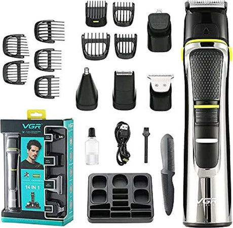 Kit Tagliacapelli Professionale Multifunzione Barba Orecchie Impermeabile V-100 Salute e Bellezza > Depilazione e rasatura > Rasoi e Tagliacapelli Trade Shop italia - Napoli, Commerciovirtuoso.it
