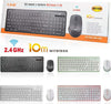 Kit-Tastiera-101-Tasti-Mouse-Wireless-2.4ghz-Portata-Fino-10mt-Senza-Fili-Mk1566