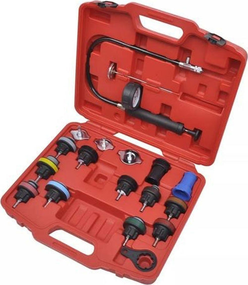 Kit Tester Di Pressione Prova Radiatore Test Professionale Universale 18 Pezzi Manutenzione Auto Trade Shop italia - Napoli, Commerciovirtuoso.it