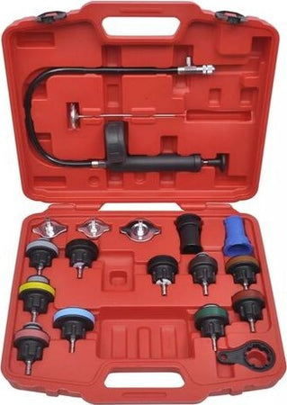 Kit Tester Di Pressione Prova Radiatore Test Professionale Universale 18 Pezzi Manutenzione Auto Trade Shop italia - Napoli, Commerciovirtuoso.it