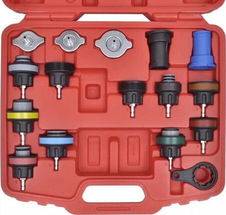 Kit Tester Di Pressione Prova Radiatore Test Professionale Universale 18 Pezzi Manutenzione Auto Trade Shop italia - Napoli, Commerciovirtuoso.it