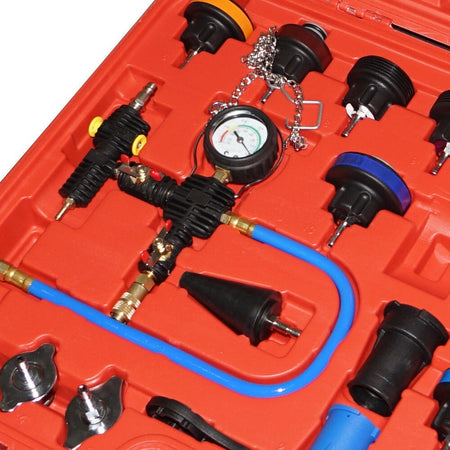 Kit Tester Di Pressione Spurgo Prova Ricarica Radiatore Test Universale 27 Pezzi Fai da te/Materiale elettrico/Attrezzi e tester/Multimetri Trade Shop italia - Napoli, Commerciovirtuoso.it